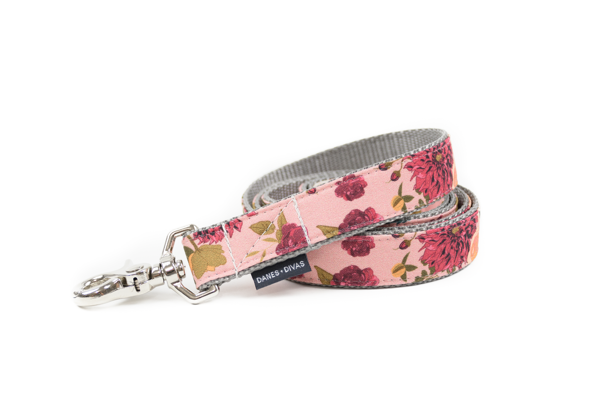 Dusk Rose Floral Dog Leash