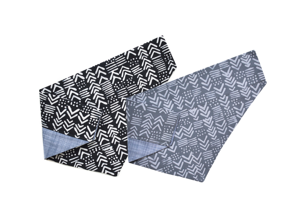 Over the Collar Dog Bandana, Boho Bandana Bundle (L/XL)