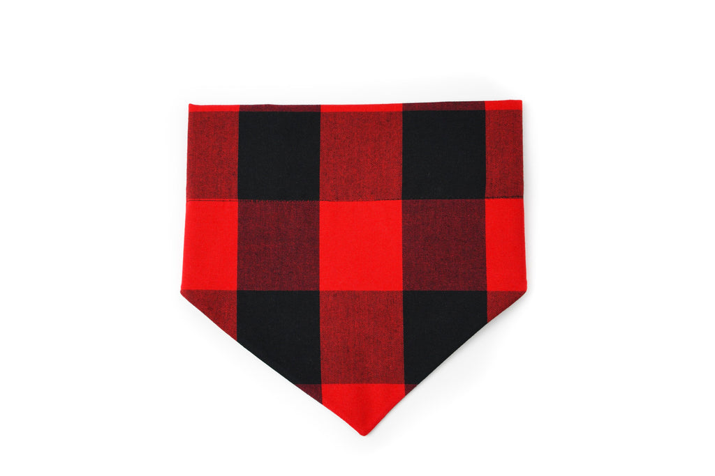 Buffalo Plaid Reversible Bandana