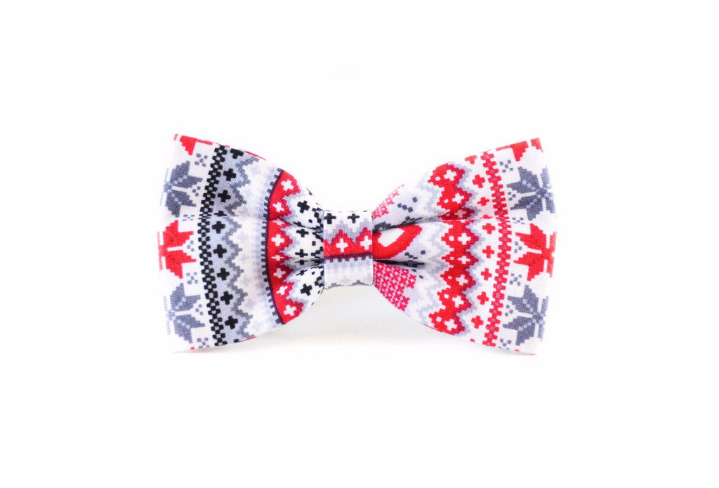 Nordic Faux Knit Bow Tie Danes & Divas 